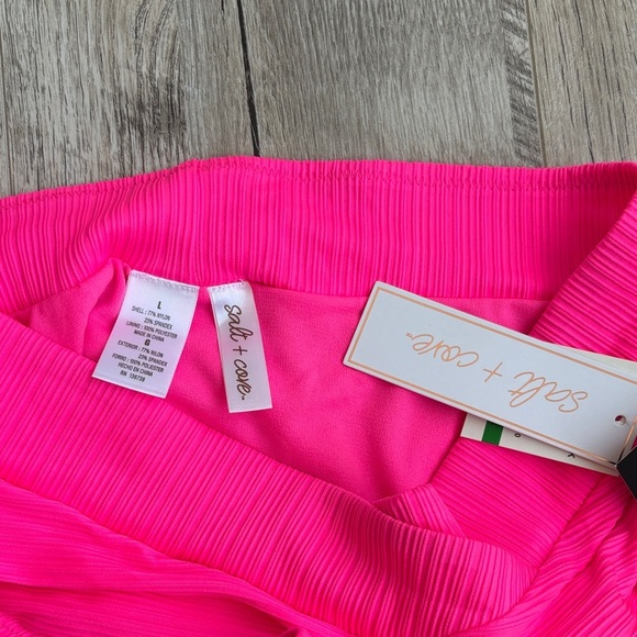 3/$15! Hot Pink High Cut Bikini Bottom - Picture 3 of 4